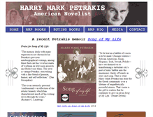 Tablet Screenshot of harrymarkpetrakis.com